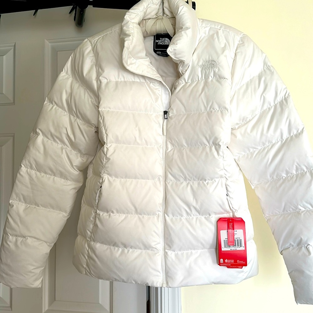 North face white puffer